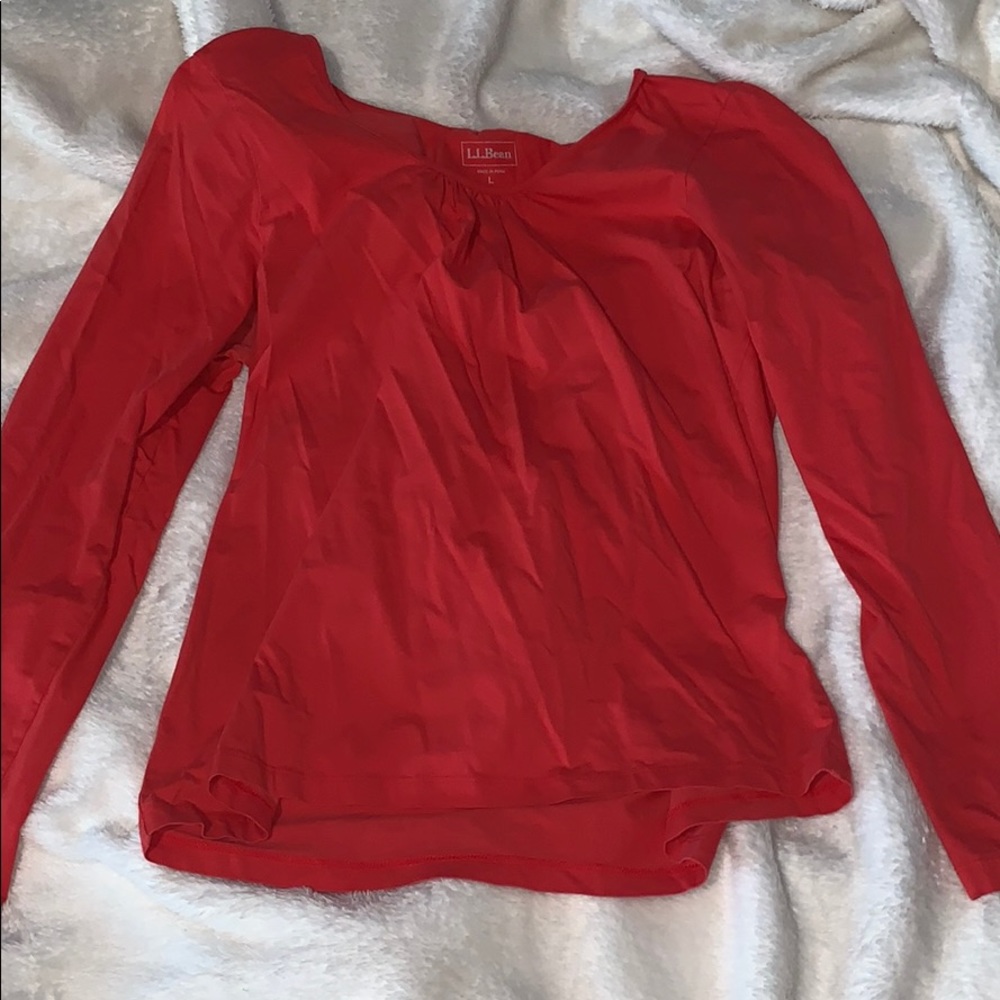 L.L.Bean long sleeve shirt size: woman’s large